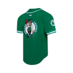 NBA BOSTON CELTICS CLASSIC CHEMISE BOUTONNÉE EN FILET POUR GARÇON JUNIOR (VERT KELLY)
