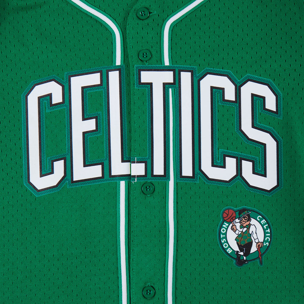 NBA BOSTON CELTICS CLASSIC CHEMISE BOUTONNÉE EN FILET POUR GARÇON JUNIOR (VERT KELLY)
