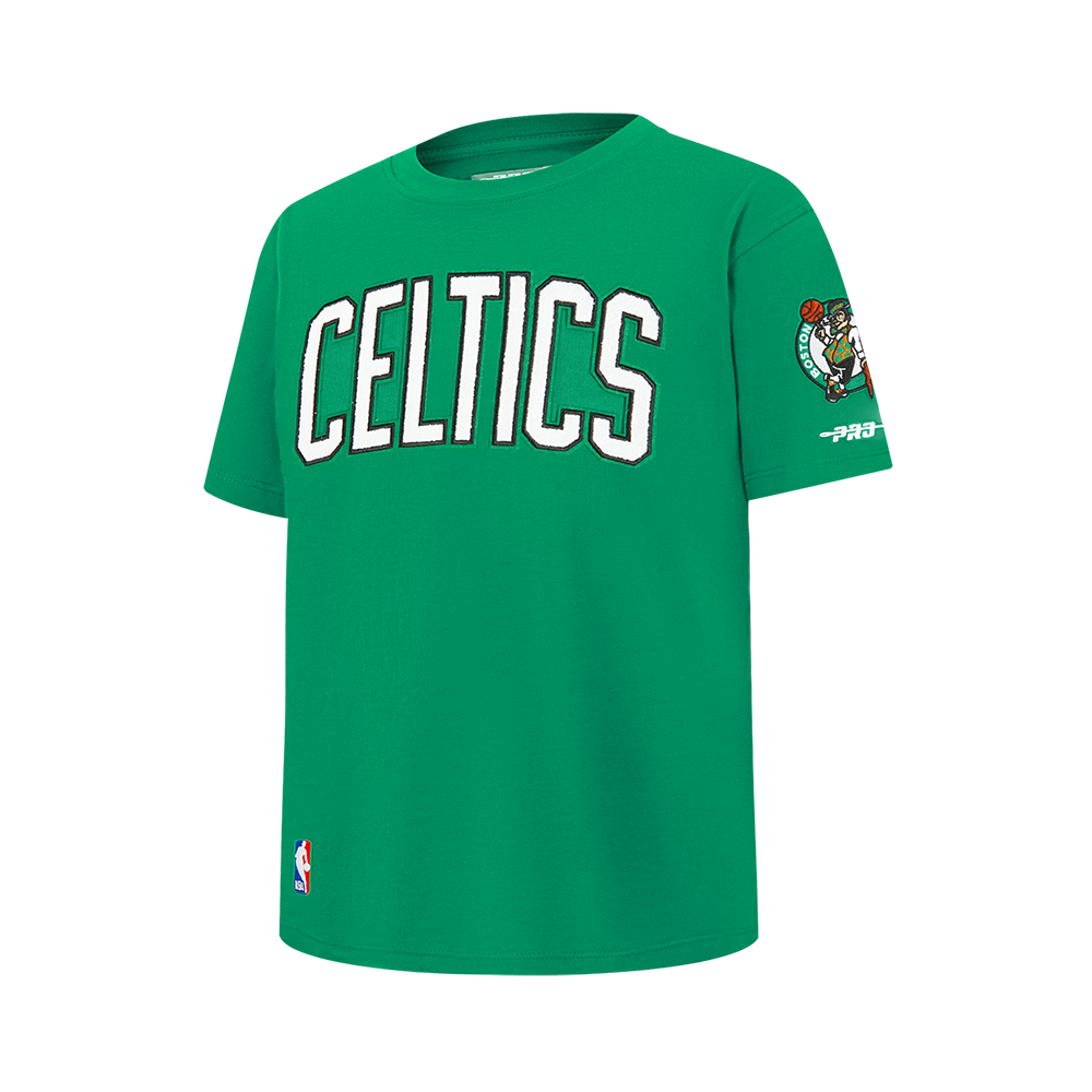 NBA BOSTON CELTICS CLASSIC BIG BOYS SINGLE JERSEY TEE (KELLY GREEN)