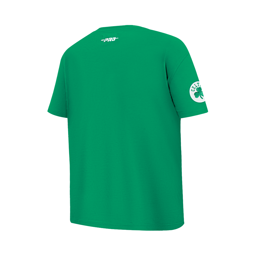 NBA BOSTON CELTICS CLASSIC BIG BOY'S SINGLE JERSEY TEE (KELLY GREEN)