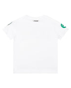 NBA BOSTON CELTICS CLASSIC T-SHIRT EN JERSEY SIMPLE POUR GARÇON JUNIOR (BLANC)