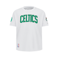 NBA BOSTON CELTICS CLASSIC T-SHIRT EN JERSEY SIMPLE POUR GARÇON JUNIOR (BLANC)