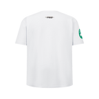 NBA BOSTON CELTICS CLASSIC T-SHIRT EN JERSEY SIMPLE POUR GARÇON JUNIOR (BLANC)
