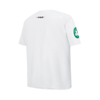 NBA BOSTON CELTICS CLASSIC T-SHIRT EN JERSEY SIMPLE POUR GARÇON JUNIOR (BLANC)