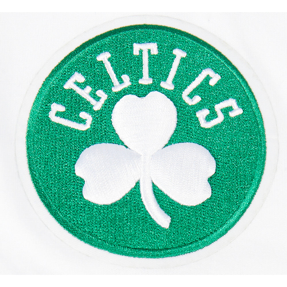NBA BOSTON CELTICS CLASSIC T-SHIRT EN JERSEY SIMPLE POUR GARÇON JUNIOR (BLANC)