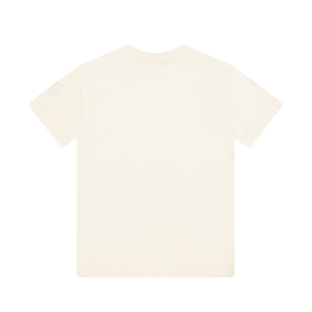 NBA BOSTON CELTICS NEUTRAL BIG BOY'S SHORT SLEEVE TEE (EGGSHELL)