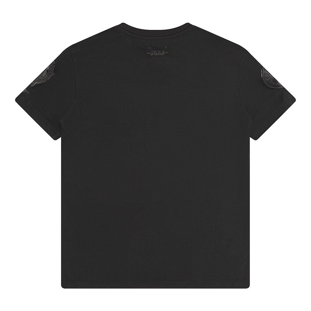 NBA BOSTON CELTICS TRIPLE BLACK BIG BOY'S SINGLE JERSEY TEE (BLACK)