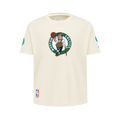 NBA BOSTON CELTICS RETRO CLASSIC T-SHIRT À MANCHES COURTES POUR GARÇON JUNIOR (COQUILLE D'ŒUF)