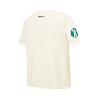 NBA BOSTON CELTICS RETRO CLASSIC T-SHIRT À MANCHES COURTES POUR GARÇON JUNIOR (COQUILLE D'ŒUF)