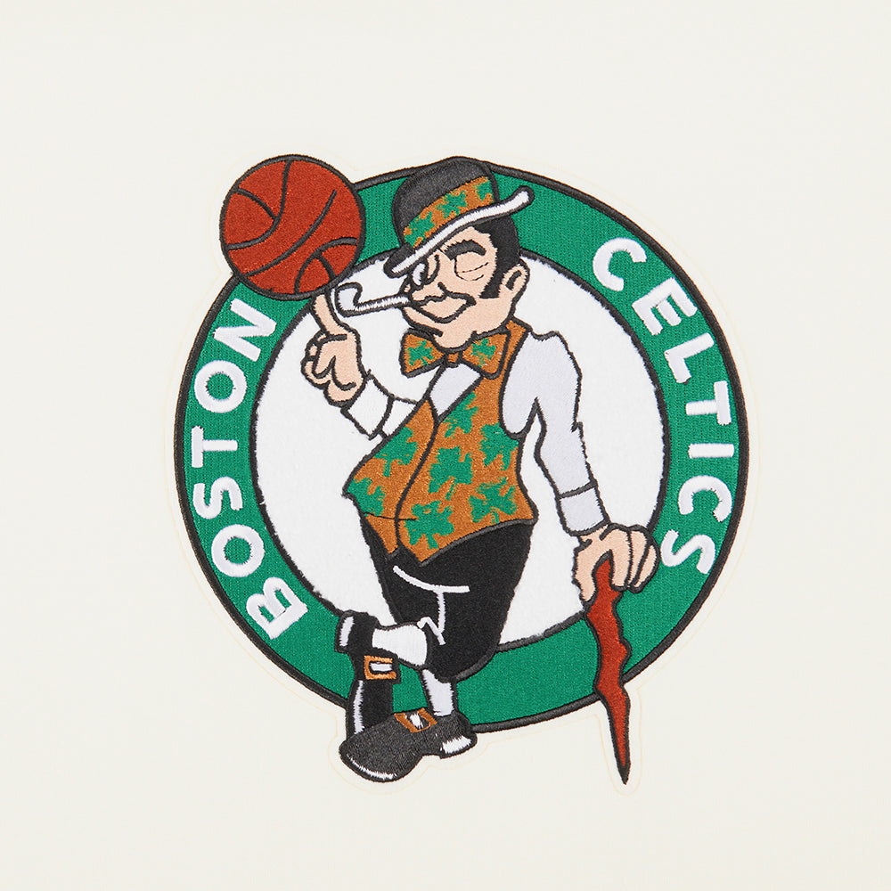 NBA BOSTON CELTICS RETRO CLASSIC T-SHIRT À MANCHES COURTES POUR GARÇON JUNIOR (COQUILLE D'ŒUF)