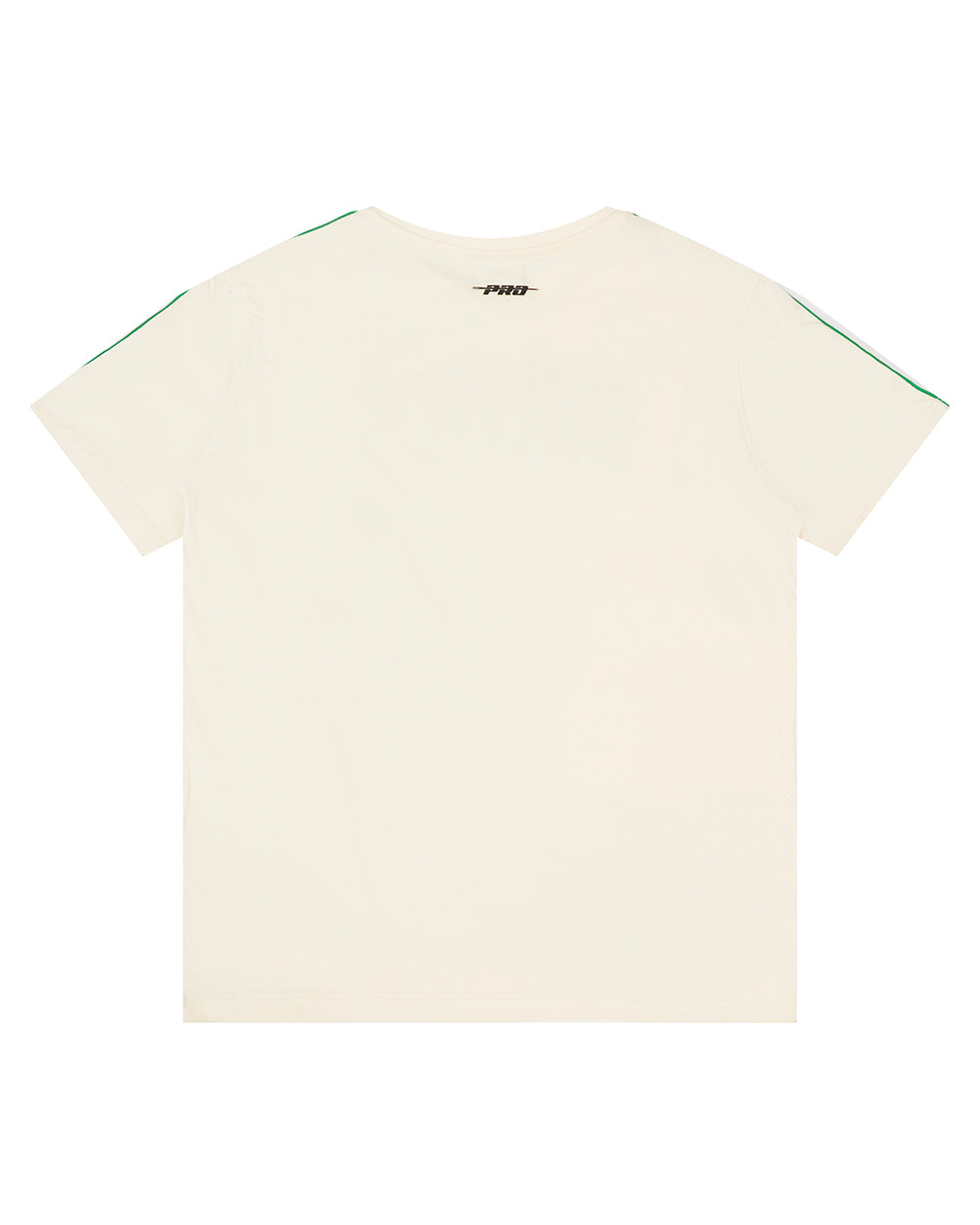 NBA BOSTON CELTICS RETRO CLASSIC SINGLE JERSEY BIG BOY'S SINGLE JERSEY TAPING TEE (EGGSHELL/ KELLY GREEN)