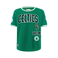 NBA BOSTON CELTICS RETRO CLASSIC BIG BOY'S SS STRIPED RIB TEE (KELLY GREEN)