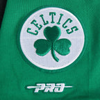 NBA BOSTON CELTICS RETRO CLASSIC BIG BOY'S SS STRIPED RIB TEE (KELLY GREEN)