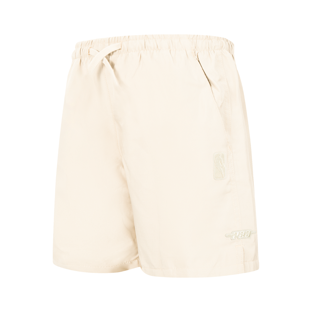 NBA BOSTON CELTICS NEUTRAL BIG BOY'S WOVEN SHORT (EGGSHELL)