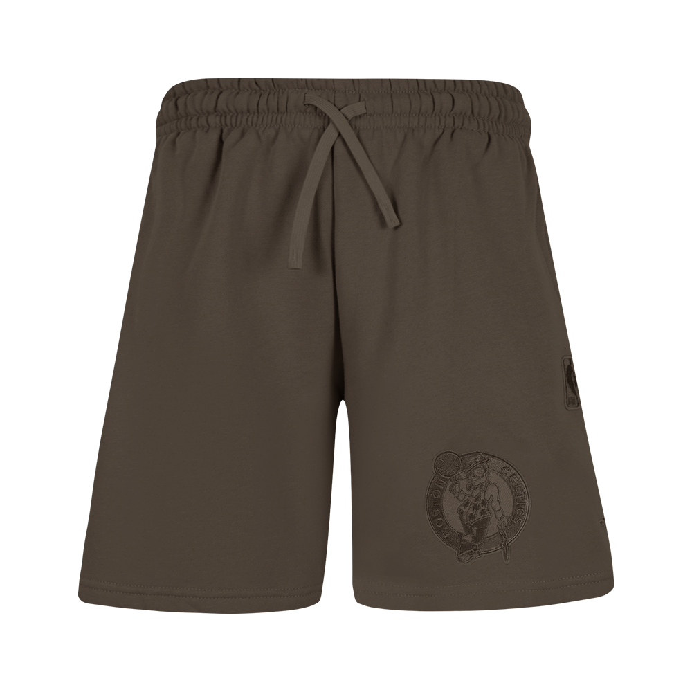 NBA BOSTON CELTICS NEUTRAL SHORT EN MOLLETON POUR GARÇON JUNIOR (TAUPE FONCÉ)