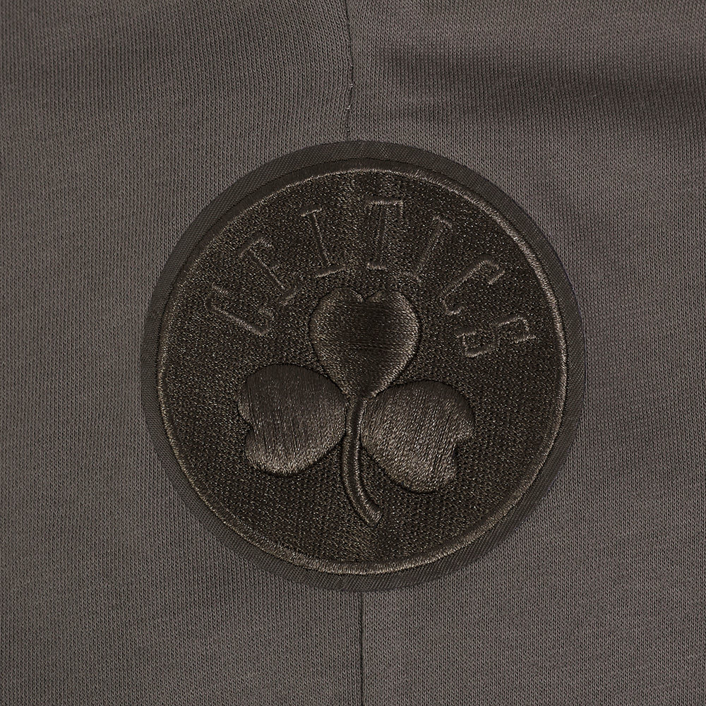 NBA BOSTON CELTICS NEUTRAL SHORT EN MOLLETON POUR GARÇON JUNIOR (TAUPE FONCÉ)