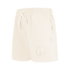 NBA BOSTON CELTICS NEUTRAL BIG BOY'S FLC SHORT (EGGSHELL)