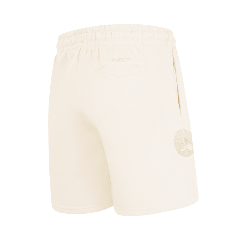 NBA BOSTON CELTICS NEUTRAL BIG BOY'S FLC SHORT (EGGSHELL)