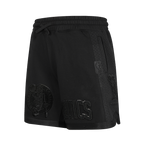NBA BOSTON CELTICS TRIPLE BLACK BIG BOY'S FLC 2.0 SHORT (JET BLACK)