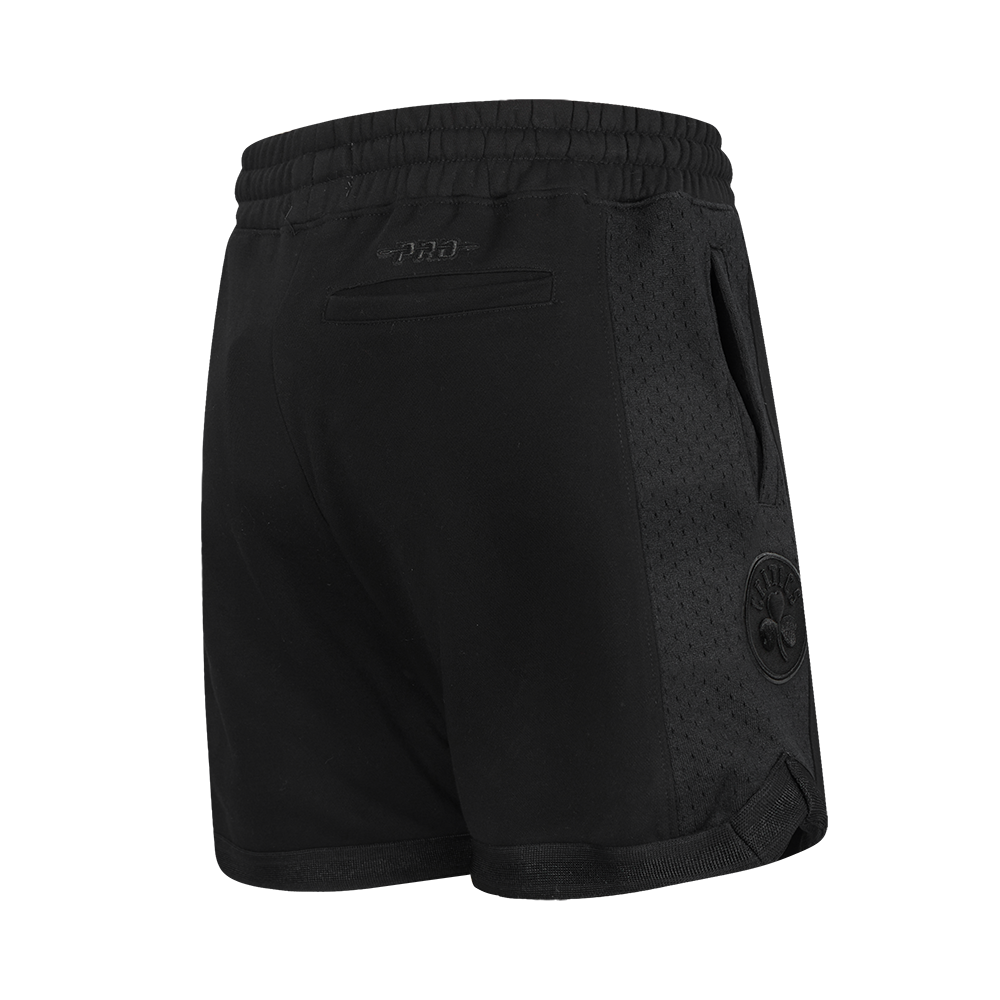 NBA BOSTON CELTICS TRIPLE BLACK BIG BOY'S FLC 2.0 SHORT (JET BLACK)