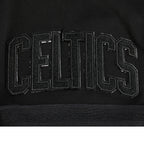 NBA BOSTON CELTICS TRIPLE BLACK BIG BOY'S FLC 2.0 SHORT (JET BLACK)