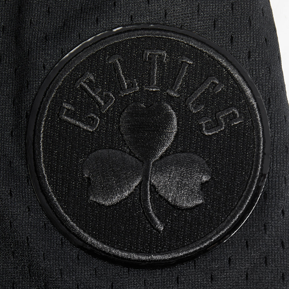 NBA BOSTON CELTICS TRIPLE BLACK BIG BOY'S FLC 2.0 SHORT (JET BLACK)