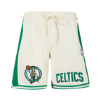 NBA BOSTON CELTICS RETRO CLASSIC BIG BOY'S FLC 2.0 SHORT (EGGSHELL/ KELLY GREEN)