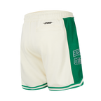 NBA BOSTON CELTICS RETRO CLASSIC BIG BOY'S FLC 2.0 SHORT (EGGSHELL/ KELLY GREEN)