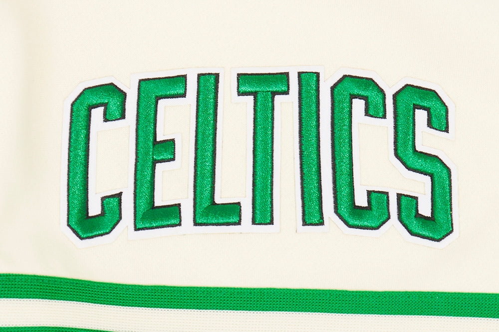 NBA BOSTON CELTICS RETRO CLASSIC BIG BOY'S FLC 2.0 SHORT (EGGSHELL/ KELLY GREEN)