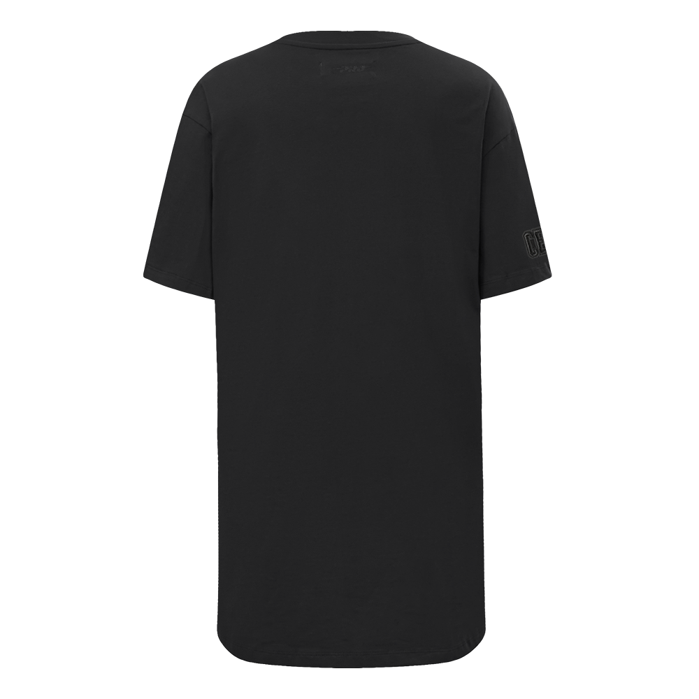 NBA BOSTON CELTICS NEUTRAL WOMEN'S T-SHIRT DRESS (BLACK)