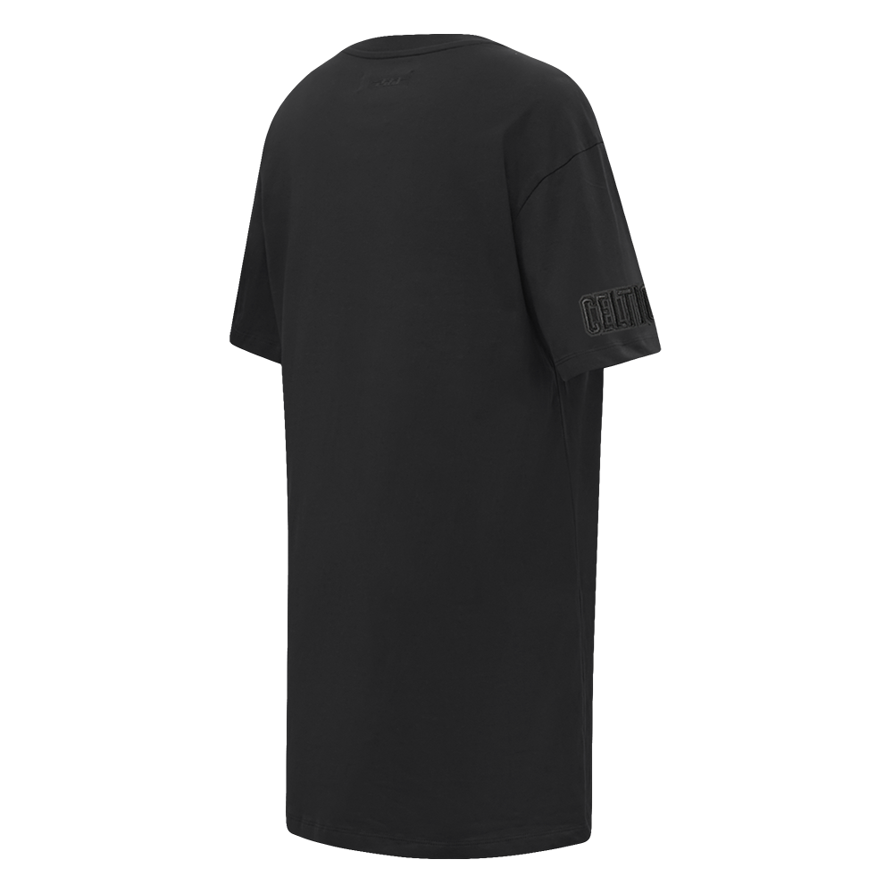 NBA BOSTON CELTICS NEUTRAL WOMEN'S T-SHIRT DRESS (BLACK)