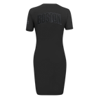 NBA BOSTON CELTICS TRIPLE BLACK ROBE MOULANTE POUR FEMME (TRIPLE NOIR FEMME)