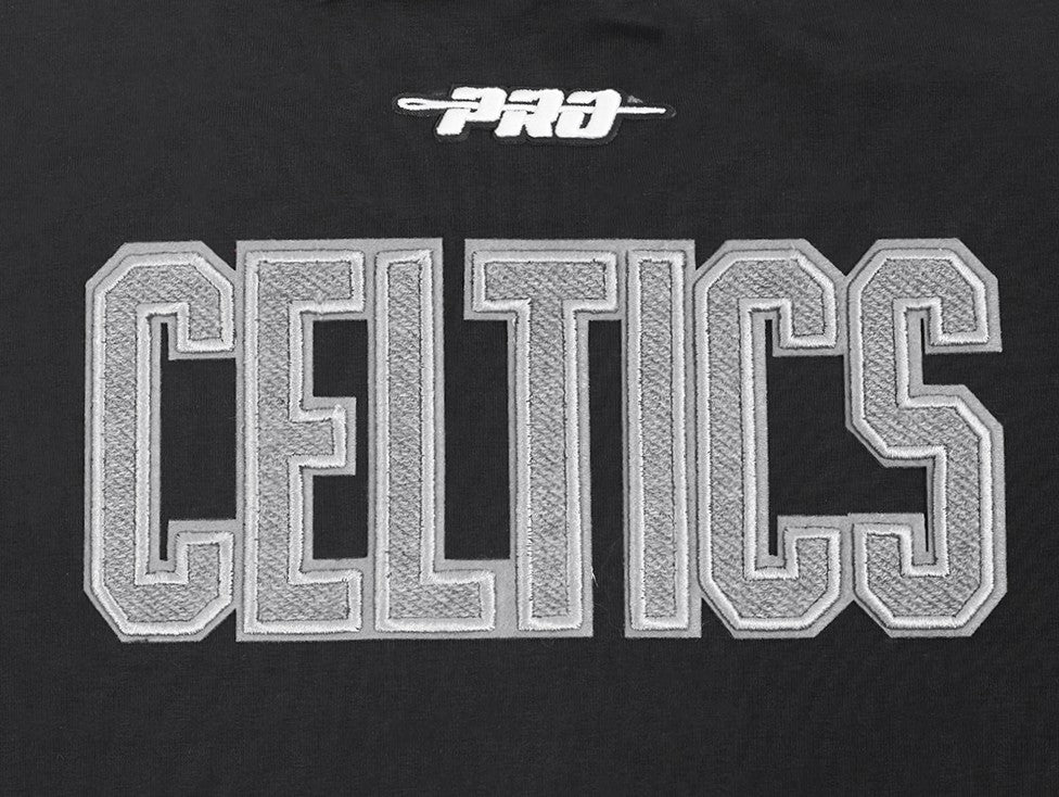 NBA BOSTON CELTICS REVERSE FRENCH TERRY WOMEN'S BODYCON DRESS (BLACK)