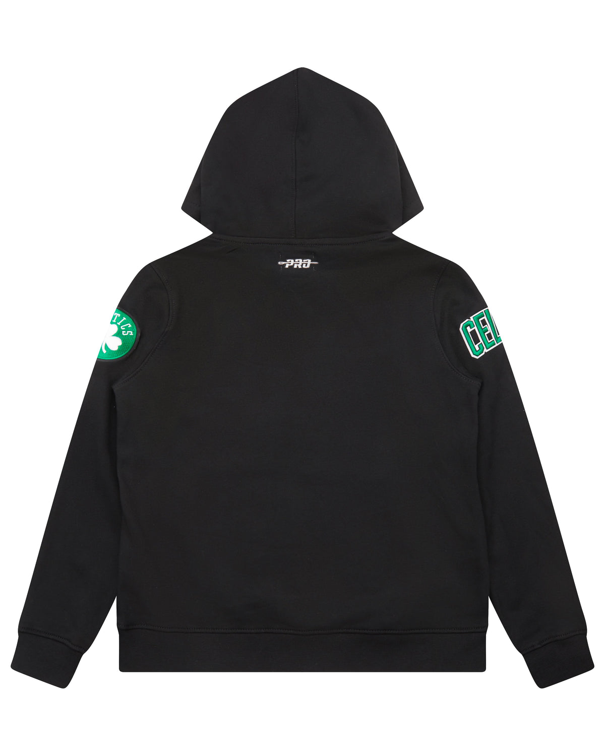 NBA BOSTON CELTICS CLASSIC BIG BOY'S FLEECE PULLOVER HOODIE (BLACK)