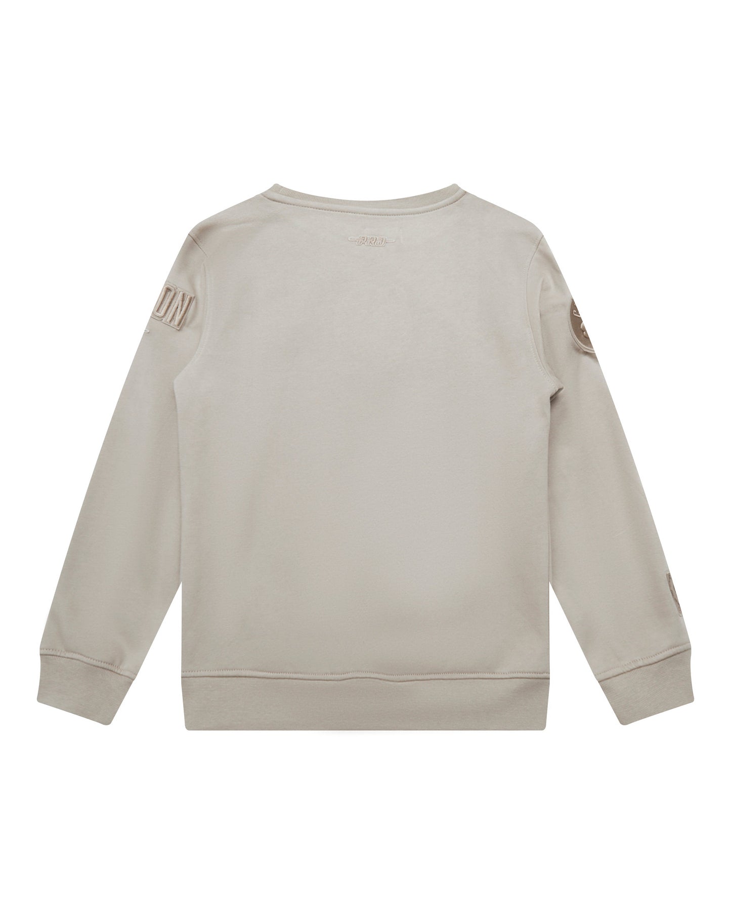 NBA BOSTON CELTICS NEUTRAL BIG BOYS FLEECE CREWNECK (TAUPE)