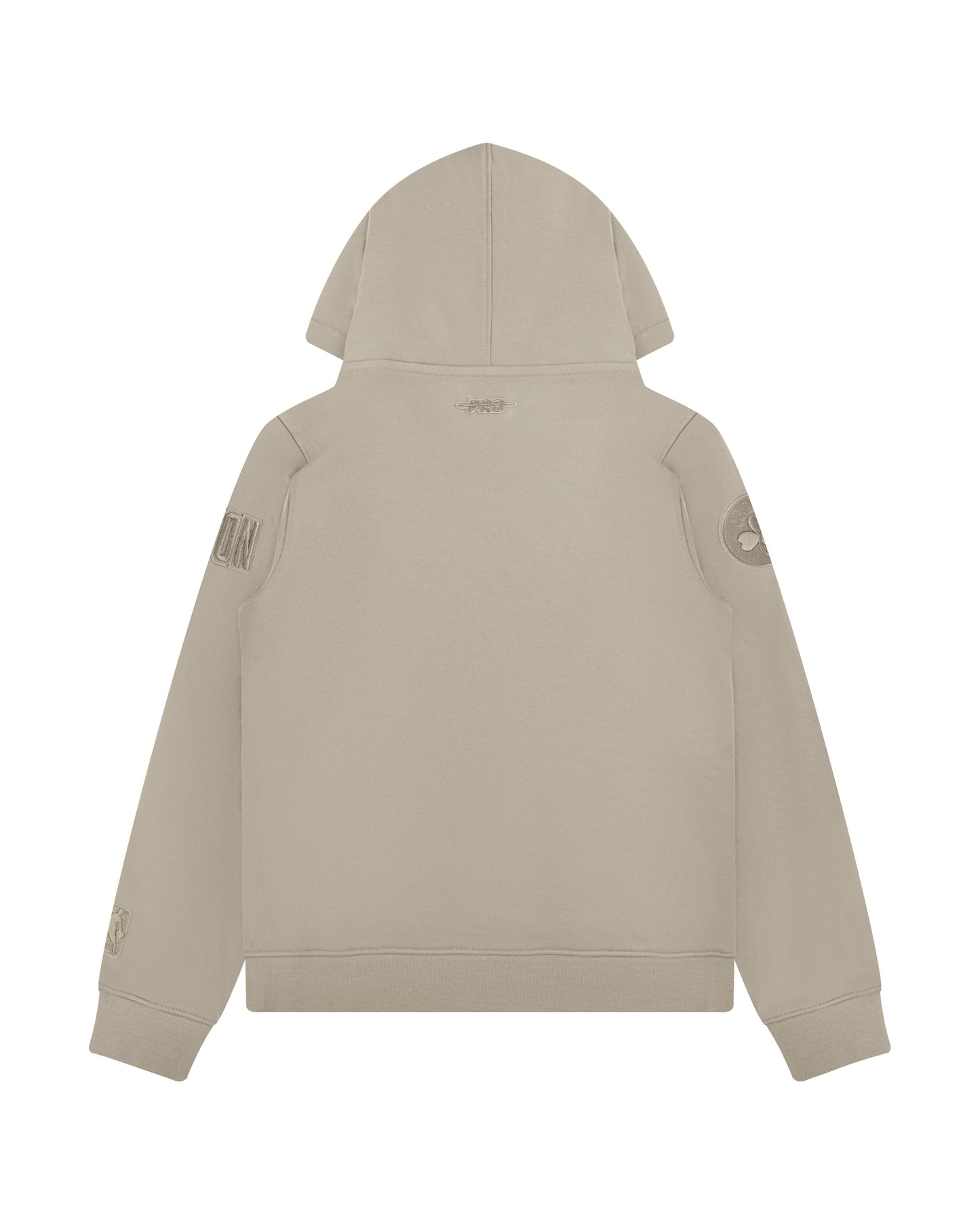NBA BOSTON CELTICS NEUTRAL BIG BOYS FLEECE PULLOVER HOODIE (TAUPE)