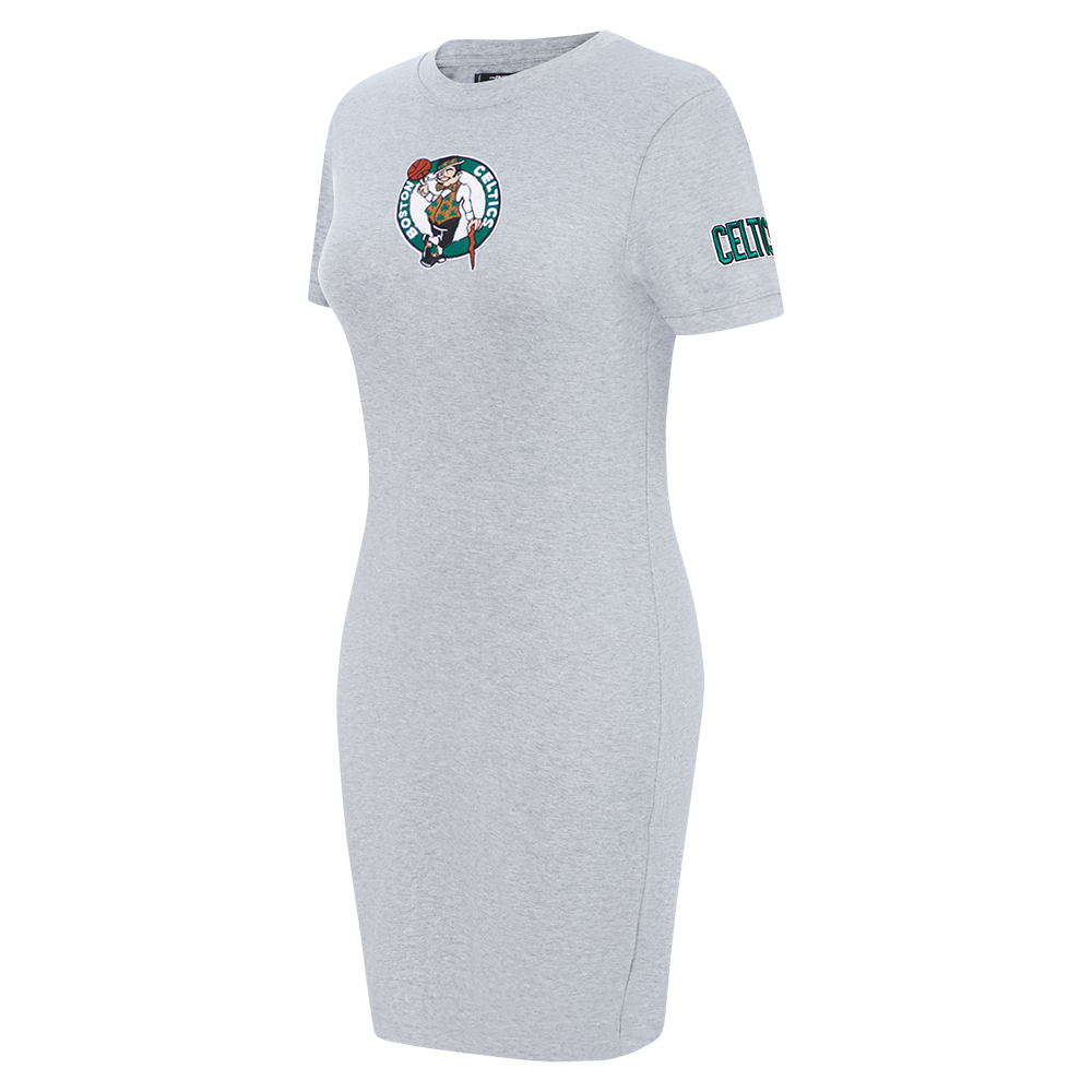 NBA BOSTON CELTICS CLASSIC WOMEN'S BODYCON DRESS (HEATHER GREY)