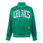 NBA BOSTON CELTICS CLASSIC BLOUSON EN SATIN POUR GARÇON JUNIOR (VERT KELLY)