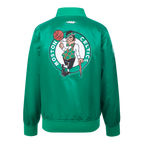 NBA BOSTON CELTICS CLASSIC BLOUSON EN SATIN POUR GARÇON JUNIOR (VERT KELLY)
