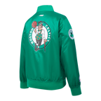 NBA BOSTON CELTICS CLASSIC BLOUSON EN SATIN POUR GARÇON JUNIOR (VERT KELLY)