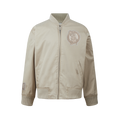 NBA BOSTON CELTICS NEUTRAL BIG BOY'S TWILL JACKET (TAUPE)