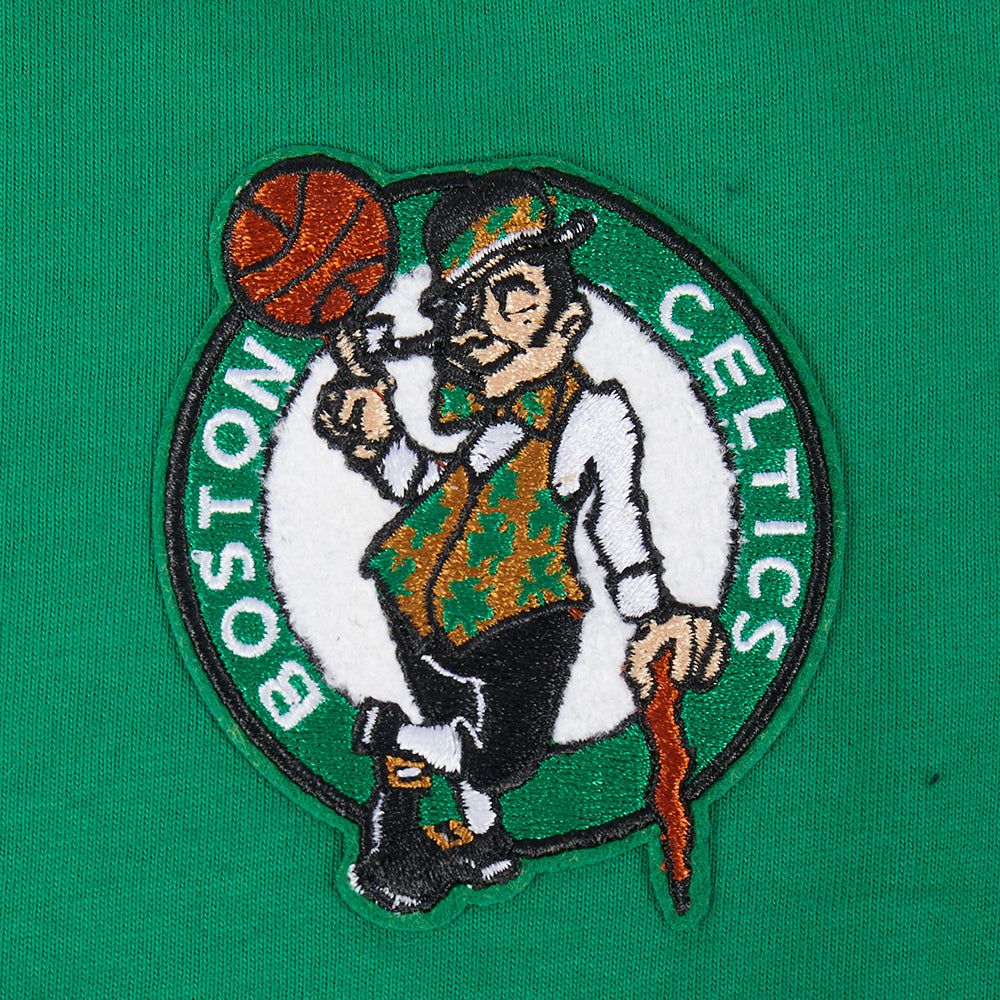 NBA BOSTON CELTICS CLASSIC T-SHIRT À MANCHES COURTES ET À COUPE CARRÉE POUR FILLE JUNIOR (VERT KELLY)