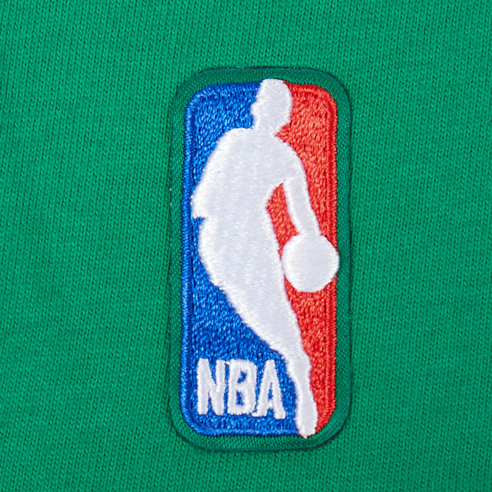 NBA BOSTON CELTICS CLASSIC T-SHIRT À MANCHES COURTES ET À COUPE CARRÉE POUR FILLE JUNIOR (VERT KELLY)
