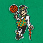 NBA BOSTON CELTICS RETRO CLASSIC CHANDAIL À CAPUCHON EN MOLLETON CÔTELÉ POUR FILLE JUNIOR (VERT KELLY)