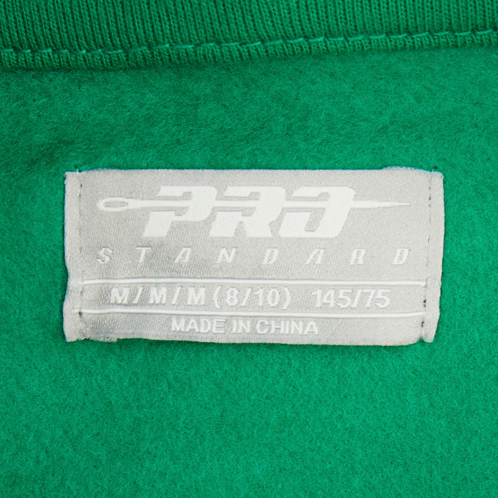 NBA BOSTON CELTICS RETRO CLASSIC CHANDAIL À CAPUCHON EN MOLLETON CÔTELÉ POUR FILLE JUNIOR (VERT KELLY)