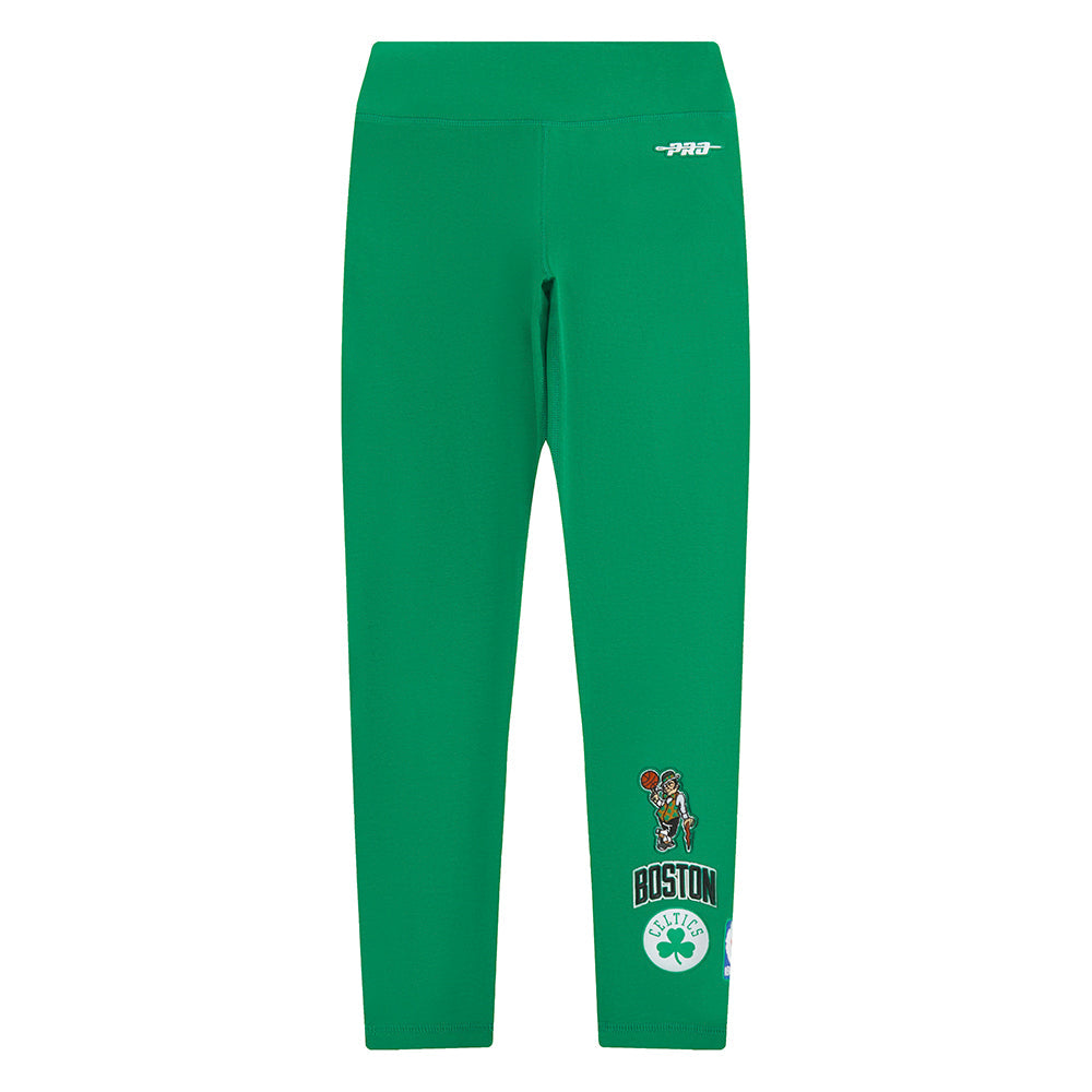 NBA BOSTON CELTICS RETRO CLASSIC BIG GIRL'S LEGGING (KELLY GREEN)