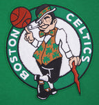 NBA BOSTON CELTICS RETRO CLASSIC WOMEN'S RIB CROPPED PULLOVER HOODIE (KELLY GREEN)