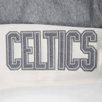 NBA BOSTON CELTICS REVERSE FRENCH TERRY WOMEN'S CROPPED FULL ZIP HOODIE (BLACK/GRAY/EGGSHELL)