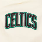 NBA BOSTON CELTICS RETRO CLASSICS CHANDAIL À CAPUCHON COURT POUR FEMME (COQUILLE D'ŒUF/VERT KELLY)