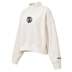 NBA BOSTON CELTICS CLASSIC ICON WOMEN'S SWEATSHIRT (EGGSHELL)